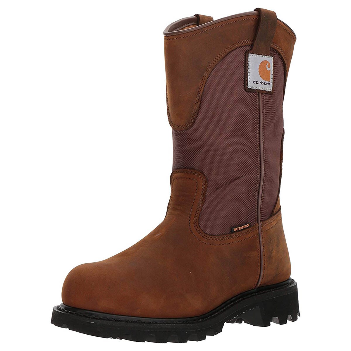 Carhartt Women's 11 Bison Waterproof Wellington - Safety Toe in brown